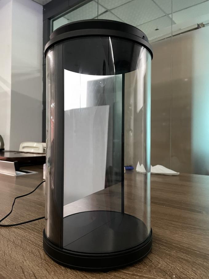 شاشة تكنولوجيا ثلاثية الأبعاد الهولوجرافية 5.5 10.1 21.5 بوصة أسطوانة هولوغرام مع Ai التفاعلية 5