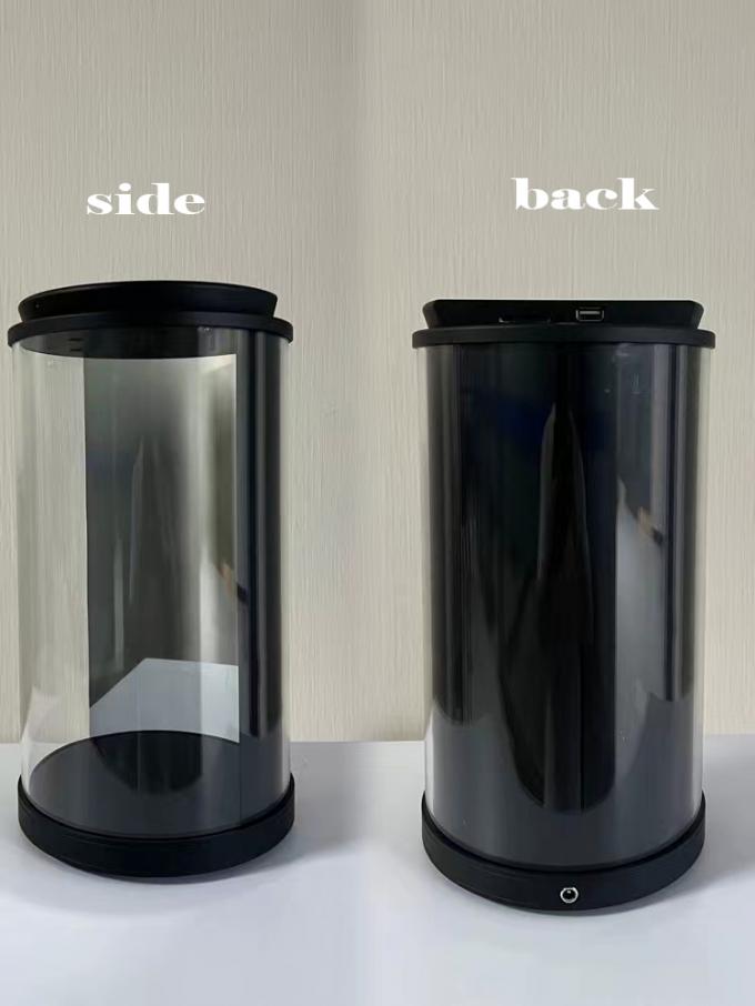 شاشة تكنولوجيا ثلاثية الأبعاد الهولوجرافية 5.5 10.1 21.5 بوصة أسطوانة هولوغرام مع Ai التفاعلية 7