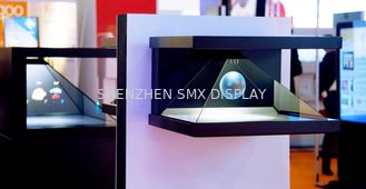 Transparent 3d Holographic Showcase Holographic Projector 50Hz - 60Hz
