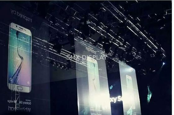 جودة البيضاء الصافية شاشة شاشة العرض المجسم للالهولوغرام إطلاق المنتج مصنع