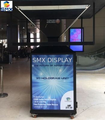 جودة 4 "الهرم الوجهين" الثلاثية الأبعاد 3d عرض وحدات للدعاية POS مصنع