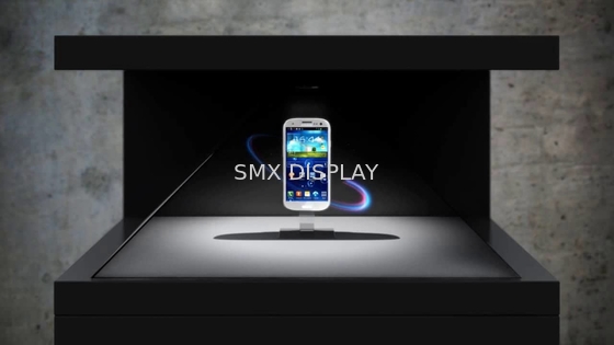 3D هولو ووتش معرض الهولوغرام الهرم العرض 3 الجانبين 32 بوصة