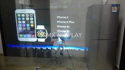 جودة النفس لاصق الإسقاط الخلفي نافذة فيلم / شفاف التصوير المجسم السينمائي في الهواء الطلق مصنع