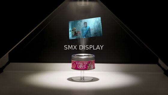 جودة AC110-240V 3D Holographic Display هرم شاشة شفافة ورقة معدنية مصنع