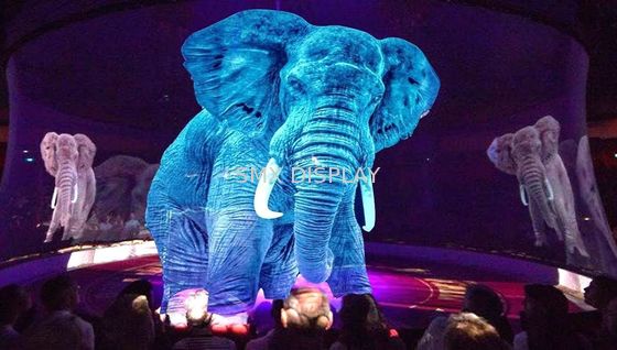 جودة شاشة عرض الهولوغرام الشفافة سكريم الإسقاط المجسم لعرض المرحلة مصنع