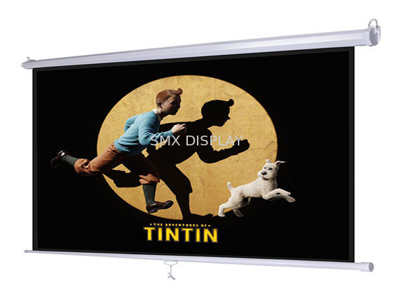 جودة شاشات عرض يدوية 16: 9 60 بوصة لفصول المدرسة المكتبية مصنع