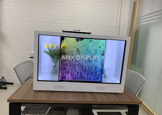 شاشة عرض ثلاثية الأبعاد ثلاثية الأبعاد مقاس 65 بوصة شفافة تعرض Holobox للفيديو