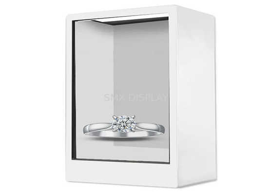 55 بوصة تعمل باللمس 3D Holographic Display Box عرض LCD الشفاف العمودي