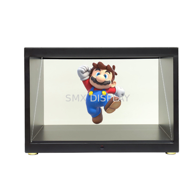 22 بوصة 3D الهولوجرام الهرمية مع معدات الإعلانات HDMI مدخل منفذ تكنولوجيا الهولوجرافية الافتراضية