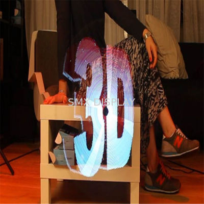 جودة 42 سنتيمتر x 42 سنتيمتر الأسود 3d الهولوغرام اللاعبين 1.5 كيلوجرام للتسوق 3d هولو العرض مصنع