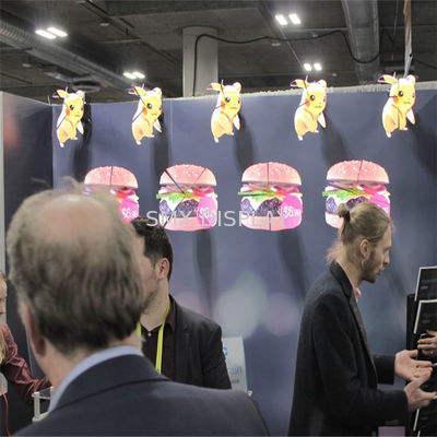 جودة PC الألومنيوم LED مروحة 3D الثلاثية الأبعاد / 3D صورة ثلاثية الأبعاد العارض Ith 175 عرض زاوية مصنع