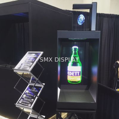 جودة صورة ثلاثية الأبعاد تقنية العرض Holographic Display Showcase Holocube للمتجر مصنع
