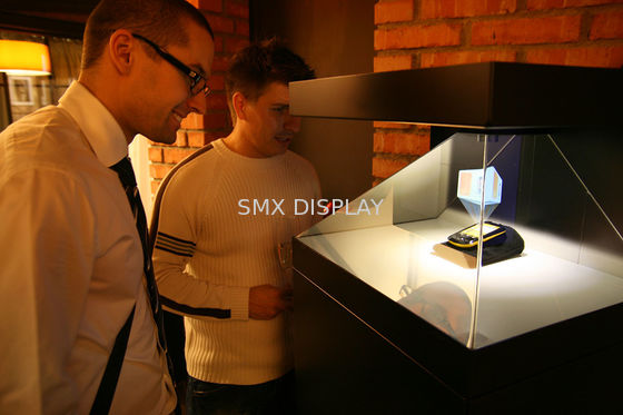 جودة Holographic Display Showcase الهولوغرام 3D الهرم الإعلان لاعب 1920x1080 مصنع