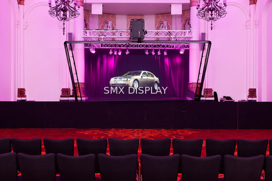 جودة 3D المجسم فيديو العارض 5x30m شفاف الهولوغرام عيون الهالووين احباط مصنع