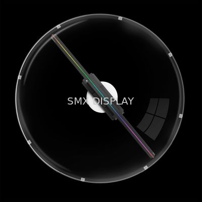 جودة مروحة ثلاثية الأبعاد ثلاثية الأبعاد Hypervsn Hologram Player ثلاثية الأبعاد LED مقاس 512 × 512 للإعلان مصنع