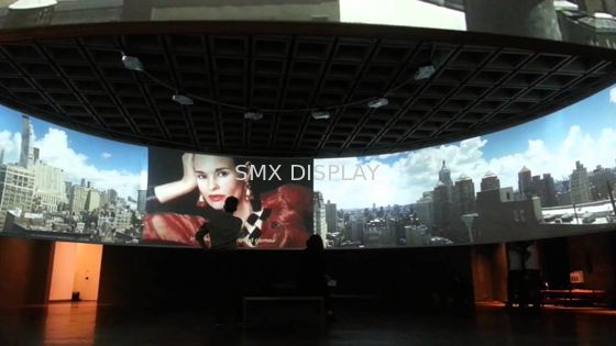 جودة كبيرة ترايبود الميكانيكية منحني شاشة العرض الرئيسية السينما الكشافات مسرح مصنع