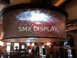 جودة 360 درجة كبيرة شاشة الإسقاط المنحني أحجام مخصصة مع موقف مصنع