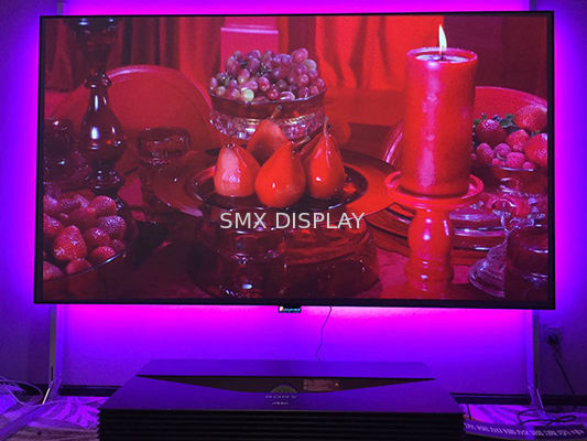 جودة بدون إطار ثابت الشاشة ، ثابت الجدار العارض شاشة HDTV 16/9 تنسيق 0.8 ربح مصنع