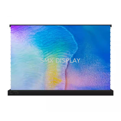 جودة 120 بوصة الجهد الكهربائي الأرضية شاشة ALR لUST ليزر مشروع محرك شاشة الفيلم القصير جدا رمي مصنع