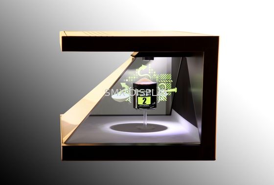 جودة 3D Hologram Showcase 3-side View Holo Display Hologram Pyramid for Exhibition Advertising مصنع