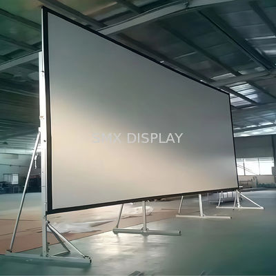 جودة Large Fast Fold Projector Screen - Portable Front/Rear Projection for Events & Presentations مصنع