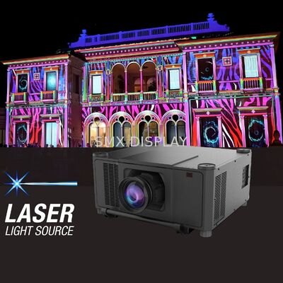 بروجكتور الهندسة الخارجي SMX 20000lumen بروجكتور ليزر WUXGA 3LCD لعرض المبنى الخارجي