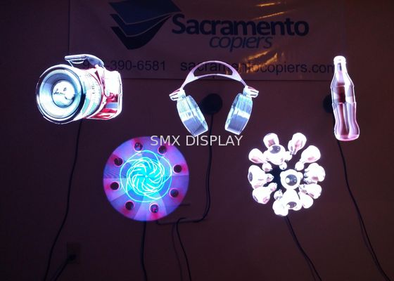 جودة هولوبلايد 3D هولوغرافيك عرض 100 × 100 سم للإعلان في الأماكن المغلقة مصنع