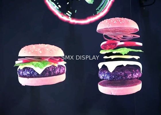 جودة ثلاثي الأبعاد الإعلان 3D العرض 176 درجة 3D لايف الإسقاط الهولوغرام مصنع