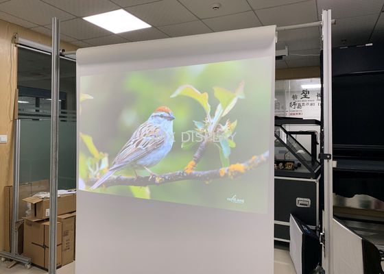 جودة 1.52 × 30 متر احباط التصوير المجسم شفاف لإسقاط خلفي على الزجاج مصنع