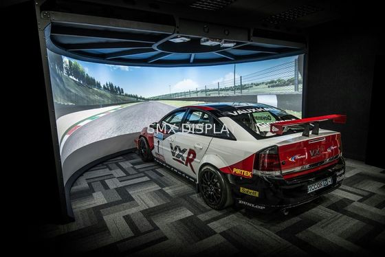 جودة شاشات محاكاة الطيران المنحنية بزاوية 360 درجة على الأرض مصنع