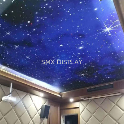 جودة KTV بار LED الخرز الألياف البصرية ستار لوحات السقف تركيب مشروع 12VDC مصنع