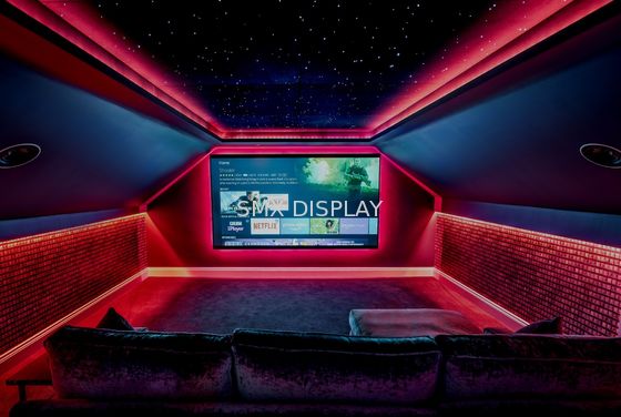 جودة 9mm سمك ليد ستار سقف لوح PMMA RGB 12VDC المغناطيسي للسينما مصنع