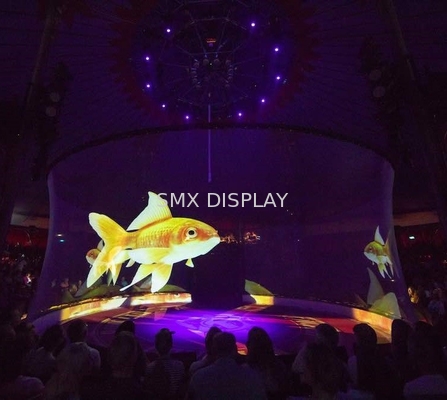 ثقوب شاشة هولو Gauze Holographic Mesh بمحركات بطول 30 متر للعرض