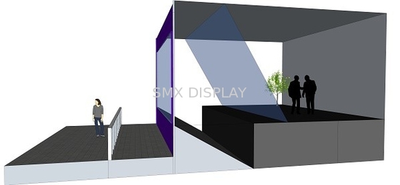 3D التصوير المجسم فيلم التأمل، الثلاثية الأبعاد شاشة تعمل باللمس للمرحلة