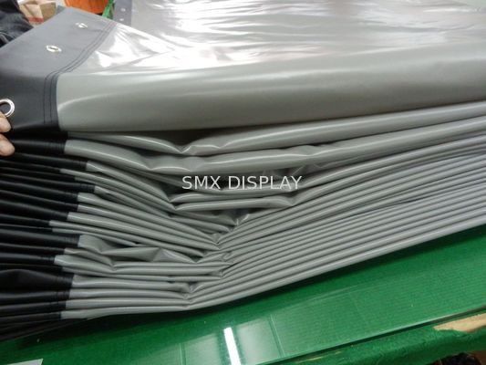 جودة مرنة شاشة العرض الأبيض / 3D الفضة / خلفي الثقوب مع الثقوب حوالي مصنع