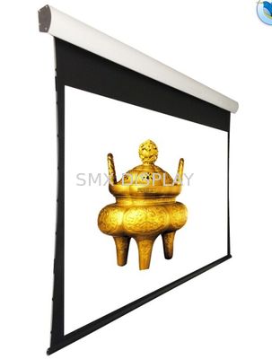 جودة 150 '' سقف المتأزم شاشة الإسقاط راحة الميكانيكية مع جهاز التحكم عن بعد مصنع