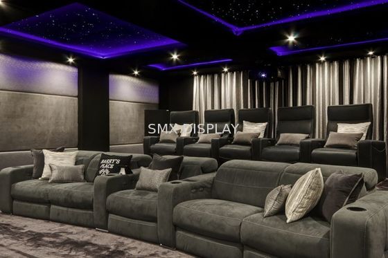 جودة ألياف البوليستر الألياف البصرية ستار لوحات 9 مم سقف سينما التحكم عن بعد مصنع