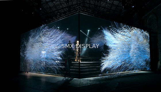 جودة شفافة ثلاثية الأبعاد ثلاثية الأبعاد الإسقاط الشاش المجسم شاشة مادة البولي أميد مصنع