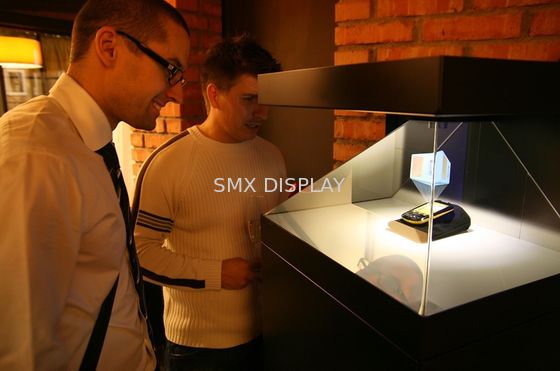 جودة 22 بوصة 3D Holographic Showcase 3D Hologram Box for Advertising مصنع